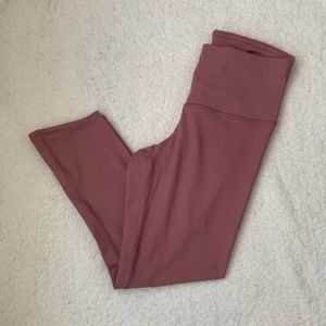 High Waisted Cropped Workout Leggings